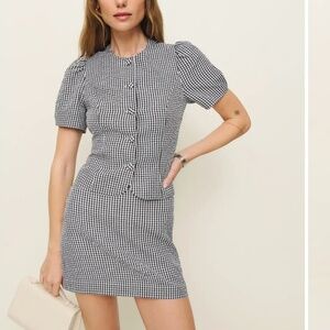 Reformation Mika Two Piece Black - Size 6